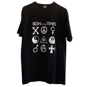 Vintage Tee Shirt Sign of the Times Size Large 1991